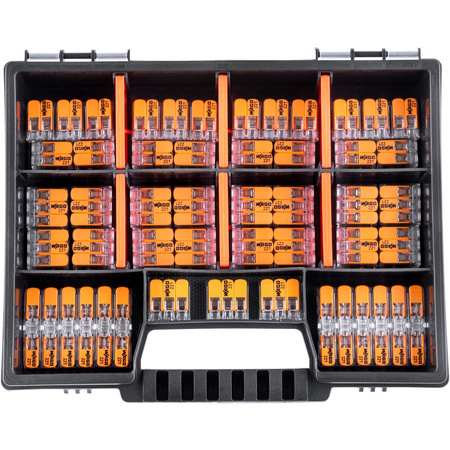 Szybkozłączki Złączki Instalacyjne WAGO Zestaw 60 sztuk - 20x 221-2411 20x 221-412 20x 20x 221-413