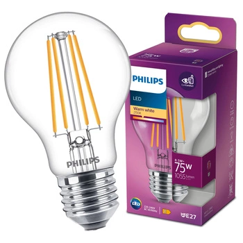 Żarówka LED E27 A60 8.5W = 75W 1055lm 2700K Ciepła Filament PHILIPS