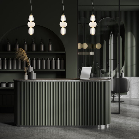 Lampa Wisząca Sufitowa CARO Złota 28W LED Milagro