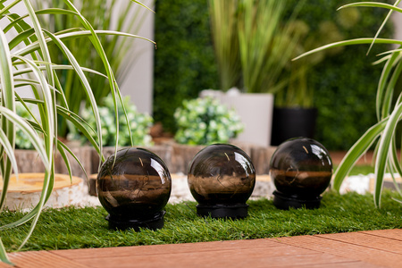 Lampa Solarna Ogrodowa LED Wbijana Ozdobna Kula 3000K IP44 10cm