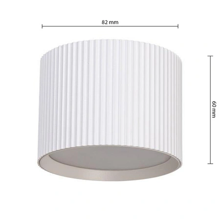 Oprawa Natynkowa Halogenowa Tuba Reflektor Spot GX53 Okrągła Biała Gisele Masterled