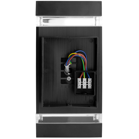 Lampa Ogrodowa Kinkiet Elewacyjny góra dół GU10 Czarny HEDERA LUMILED