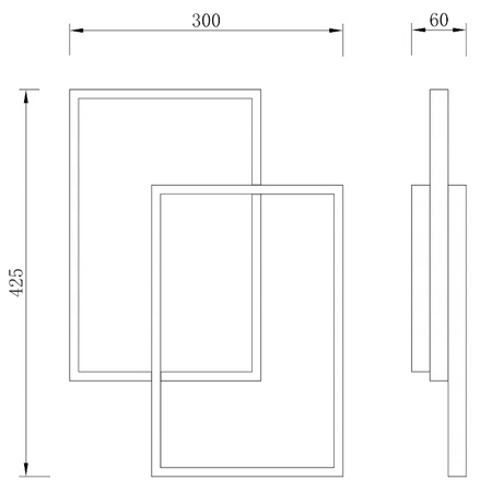Lampa Sufitowa Żyrandol LED 45W CCT GALAXIS POLARIS Czarny + Pilot Sterujący