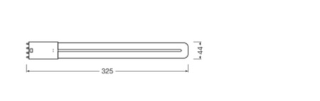 Żarówka LED DULUX 2G11 12W = 24W 1500lm 4000K Neutralna Biała FILAMENT LEDVANCE