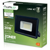 Naświetlacz LED ZONER 20W 1800LM 4000K IP65 Czarny LUMILED