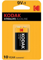 Baterie Alkaliczne KODAK 6LR61 MX1604 E-BLOCK 9V Blister 1szt