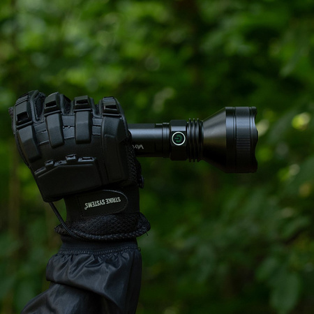 Latarka Taktyczna LED Mocna Akumulatorowa USB-C 20W 1900lm IPX6 VAYOX