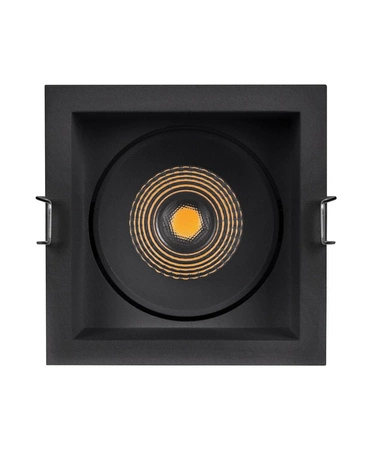 Panel LED Oprawa Podtynkowa Punktowa 8W 650lm CCT Oczko Spot Czarny Darklight Ledvance