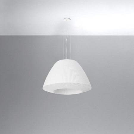 Lampa Sufitowa Wisząca Zwis 3x E27 Żyrandol Geometryczna Biała Nowoczesna Bella Sollux