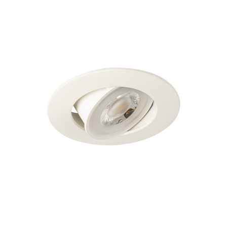 Oprawa Sufitowa Podtynkowa LED FIZU DOWNLIGHT 4.8W 3000K IP20 Ruchoma Biała KANLUX