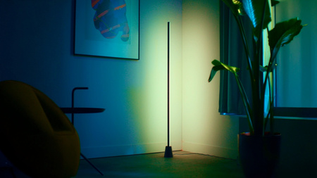 Lampa Podłogowa LED Gamingowa RGBIC Gradient 135cm Floor Light Inteligentna SMART WiFi Bluetooth Aplikacja WiZ