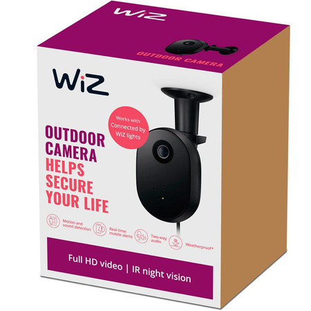 Kamera Zewnętrzna Noktowizor Inteligentny Monitoring IP54 SMART WIFI WiZ