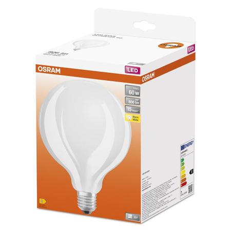 Żarówka LED G125 Kula E27 7W = 60W 806lm 2700K Ciepła 300° Retrofit Filament CLASSIC Osram