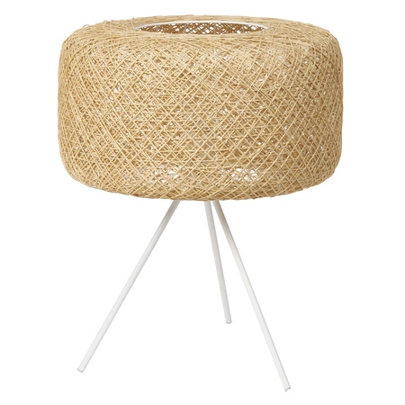 Lampa Stołowa Oprawa Biurkowa Stojąca Dekoracyjna E27 Beżowy USB-C Decor Ledvance