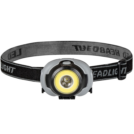 Latarka Czołowa Czołówka LED Bateryjna + COB 170lm VA0119 Vayox