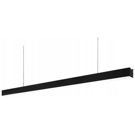Lampa Liniowa Wisząca Zwis 40W 4500K Neutralna 120° OSD Czarna Biała IP40 120cm Masterled