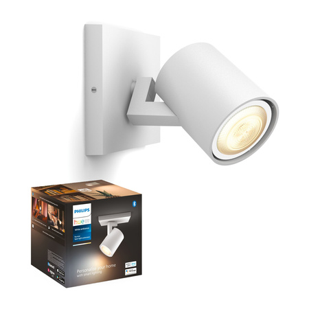 Lampa punktowa Kinkiet LED Spot Runner Biały 5W CCT PHILIPS HUE Bluetooth Zigbee