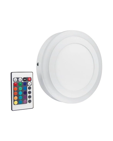 Panel LED Natynkowy Lampa Sufitowa COLOR WHITE 18W 1020lm 3000K Ciepła RGB 20cm LEDVANCE