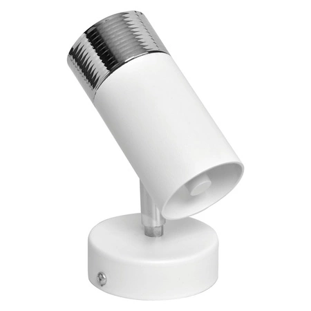 Lampa Ścienna Kinkiet DANI Biała Chrom 1xGU10 Milagro