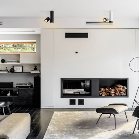 Oprawa Natynkowa HALOGENOWA SPOT Lampa Sufitowa 1x GU10 Biała ARIZA Videx