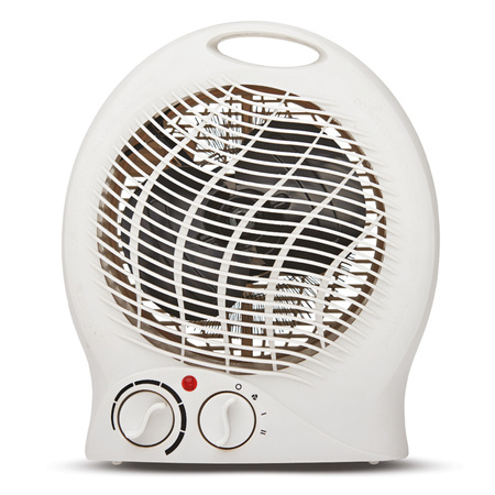 Termowentylator Stojący Farelka Grzejnik Elektryczny z termostatem 2000W Biały