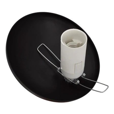 Lampa wisząca SFERA 3xE14 Białe Kule Czarne Detale MLP8868 Milagro Metal + Szkło