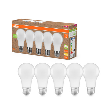 Żarówka LED E27 A60 8.5W = 60W 806lm 2700K Ciepła 200° STAR CLASSIC Osram