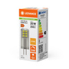 Żarówka LED Kapsułka G4 2W = 20W 200lm 2700K Ciepła 320° 12V Ściemnialna Ledvance