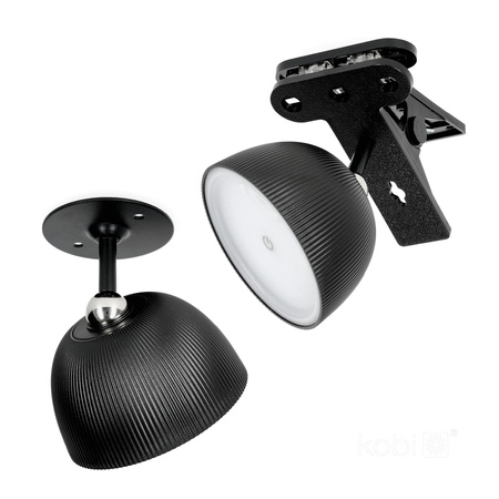 Lampka Biurkowa Stołowa LED 3.5W 220lm CCT 120° Akumulatorowa Czarna IP54 Lizbona Kobi