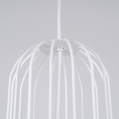 Lampa Sufitowa Wisząca Zwis 3x G9 Nieregularna Biała Nowoczesna Brina Sollux