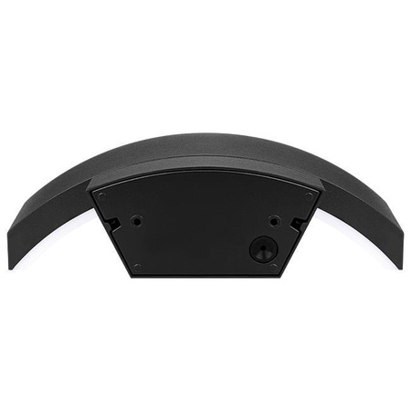 Kinkiet Ogrodowy Elewacyjny Lampa Ścienna LED 9W CZARNA BELLA