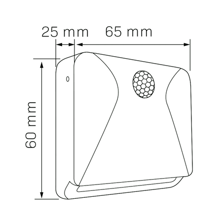 Lampka Podszafkowa Bateryjna 0.8W 15lm 4500K Neutralna 120° Biała Sanico Goldlux