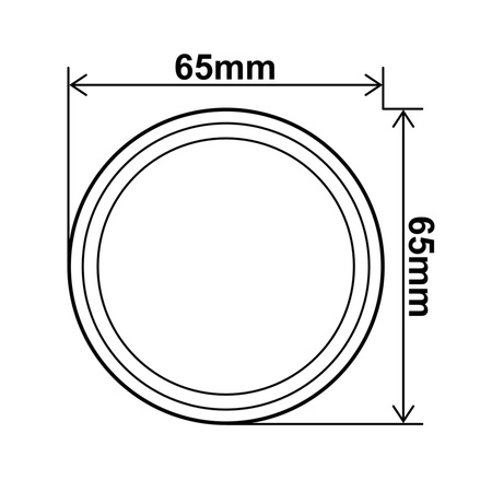 Oprawa Schodowa LED 3W 200lm 4000K 12V DC Biała RECTUS PROVERO