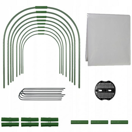 Mini Szklarnia Ogrodowa Tunel Foliowy 1.8 x 10 m