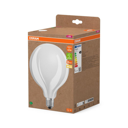 Żarówka LED G125 Kula E27 7.2W = 100W 1521lm 2700K Ciepła 330° Filament CLASSIC ENERGY EFFICIENCY Osram