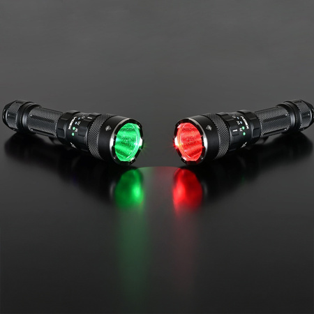 Latarka Ręczna Akumulatorowa LED 3 Barwy Światła 20W 2000lm 5000K Czarna IP68 Videx