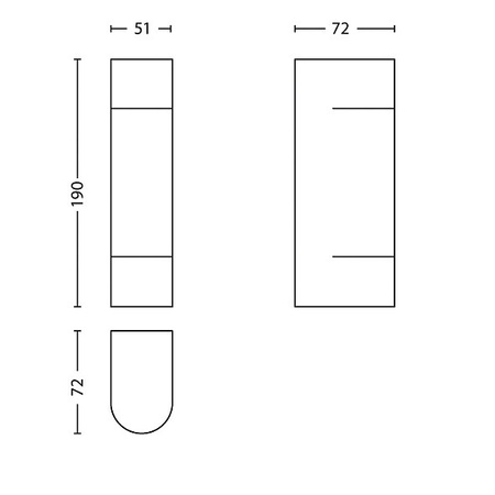 Lampa Ogrodowa LED Kinkiet Elewacyjny SUNSET myGarden 2x1W 2700K IP44 Góra-Dół Srebrna PHILIPS