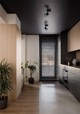 Lampa Sufitowa Oprawa Natynkowa Reflektor Punktowa LED 7W 530lm 3000K Ciepła Czarna Nowoczesna IRIS LED 8994 Nowodvorski