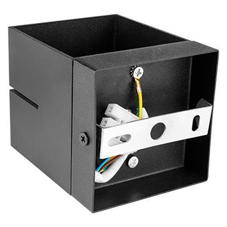 Kinkiet Ścienny Lampa Natynkowa G9 Czarny Costa Masterled