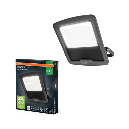 Naświetlacz LED Reflektor Zewnętrzny Lampa LED 100W 12000lm 4000K Neutralna Szary IP65 Endura Osram
