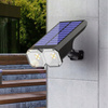 Lampa Ogrodowa LED Reflektor Solarna Wbijana IP44 2700K/6500K Czujnik Zmierzchu Zewnętrzna 