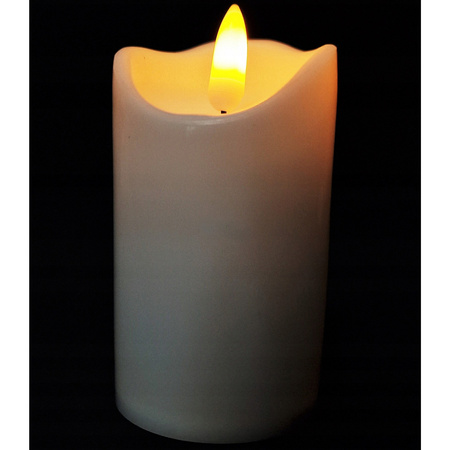 Wkład Elektryczny LED Świeca Znicz Efekt Płomienia 9,5 cm