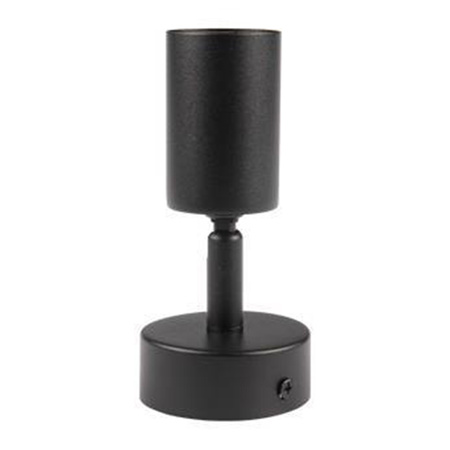 Lampa Ścienna Reflektor Kinkiet Spot E27 Ruchomy Czarny Eos Masterled