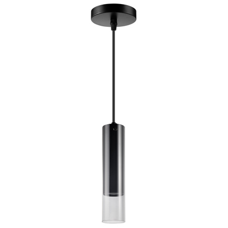 Lampa Sufitowa Wisząca Zwis GU10 Czarna SMOKY Sanico Goldlux