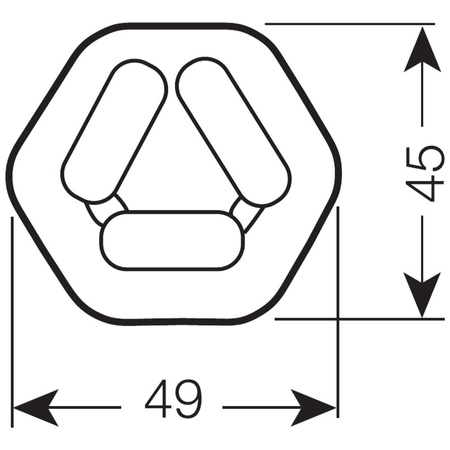 Świetlówka Kompaktowa GX24Q-3 26W 1800LM 3000K Ciepła OSRAM Dulux T/E 4PIN