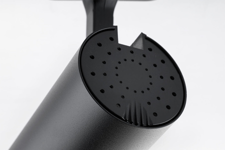 Reflektor Szynowy GU10 CZARNY do Szynoprzewodów Jednofazowych Regulowana Oprawa na Szynę Walec SPOT Lampa