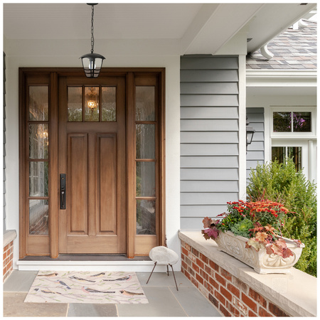 Lampa Wisząca Ogrodowa Zewnętrzna E27 Czarna IP54 Tevio Kobi