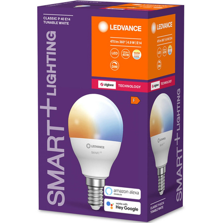 Żarówka LED E14 4.9W = 40W 470lm CCT Ściemnialna SMART+ WiFi Mini Bulb Ledvance