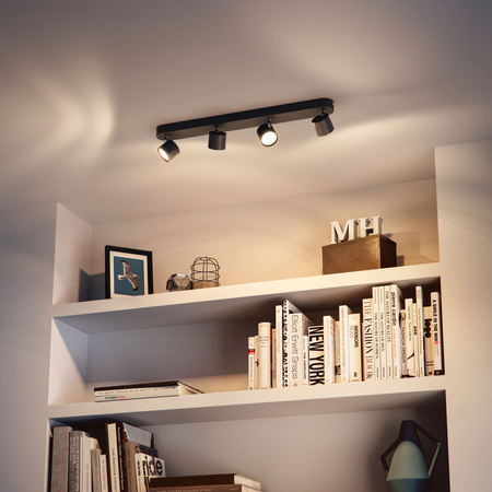 Lampa Sufitowa Reflektor LED 18W 2000lm 2700K Czarna Star Philips