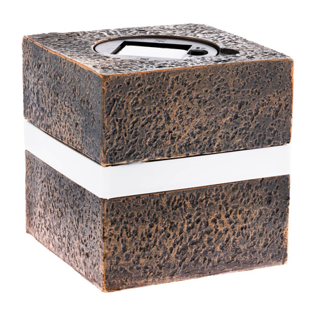 Lampa Solarna LED Zewnętrzna Ogrodowa Stojąca Kamień 3000K IP44 12cm Czujnik Zmierzchu